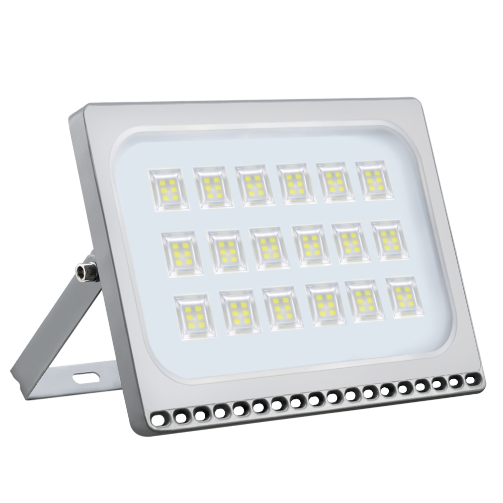 8PCS Ultrathin LED Flood Light 10W 20W 30W 50W 100W IP65 110V/220V LED Spotlight Refletor Outdoor Lighting Wall Lamp Floodlight