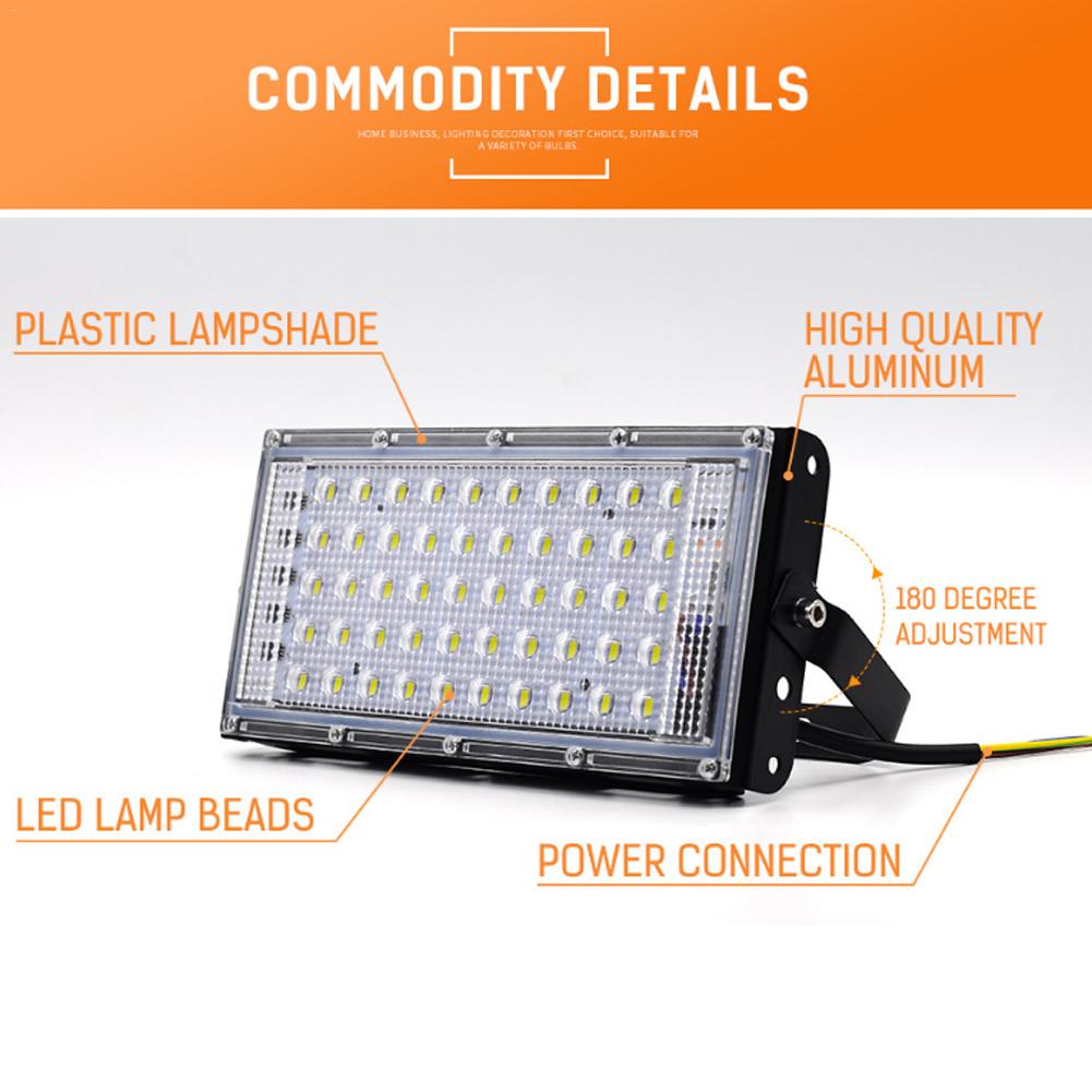 50W Led Street Light Parking Lot Yard Barn Wall Lamp Waterproof Industrial Flood Light Garden Square Highway Road Lamp IP67 110V