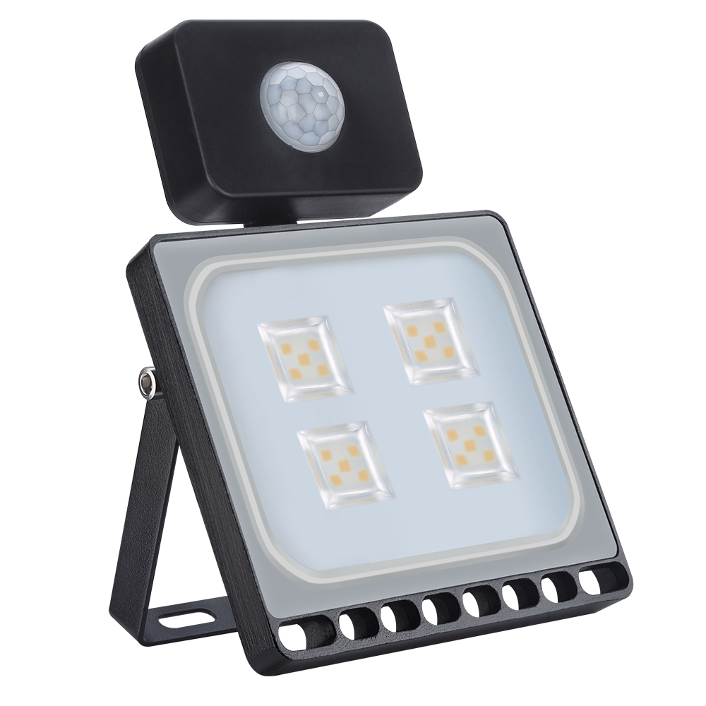20PCS Ultrathin Sensor LED Floodlight 10W 20W 30W 50W 100W IP65 110V/220V LED Flood Light Spotlight Outdoor Street Light