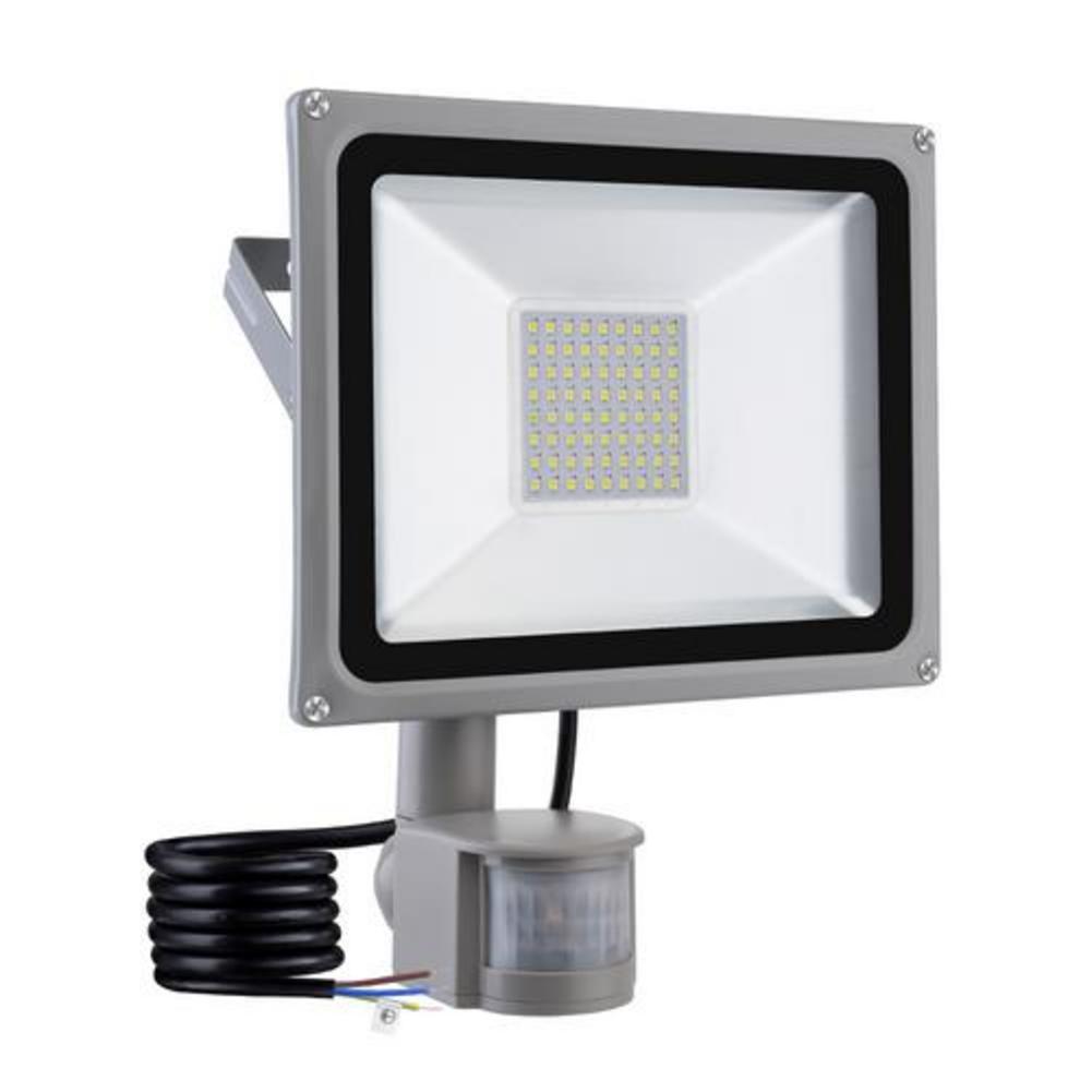 LED Flood Light 10W 20W 30W 50W Outdoor Flood Light LED Waterproof IP65 Lamp 220V Floodlight with Motion Sensor 2835 LED Lamp