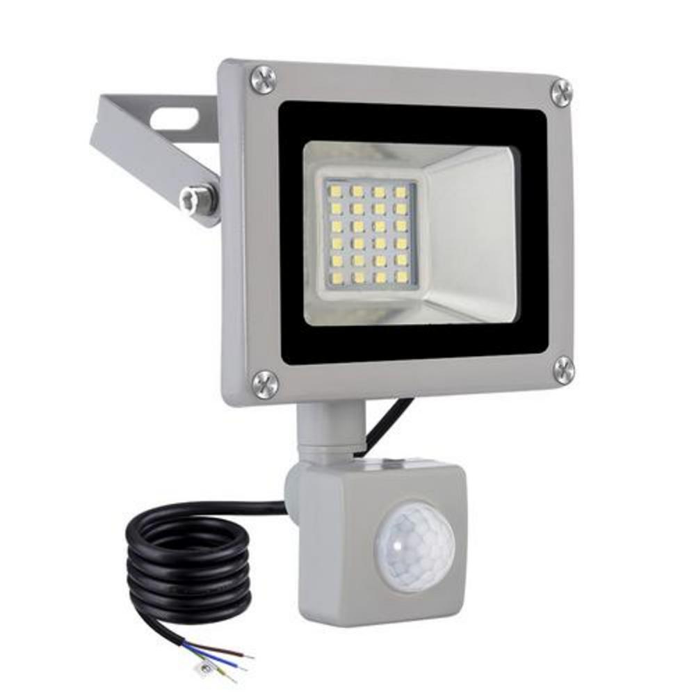 LED Flood Light 10W 20W 30W 50W Outdoor Flood Light LED Waterproof IP65 Lamp 220V Floodlight with Motion Sensor 2835 LED Lamp