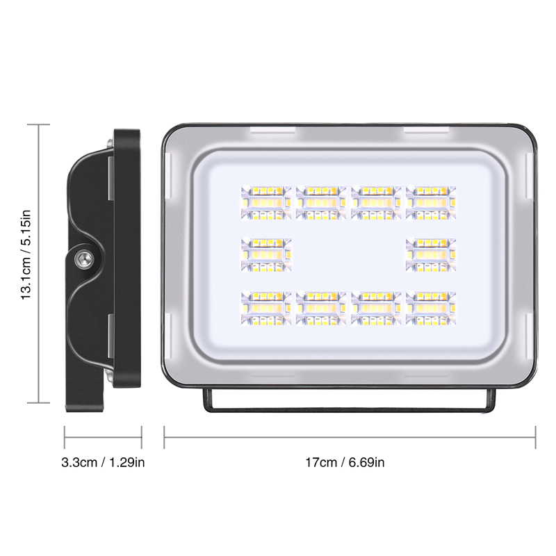 10W 20W 30W 50W 100W LED Flood Light IP65 Waterproof AC 220-240V Led Floodlight Full Power Outdoor Garden Lighting Spotlight