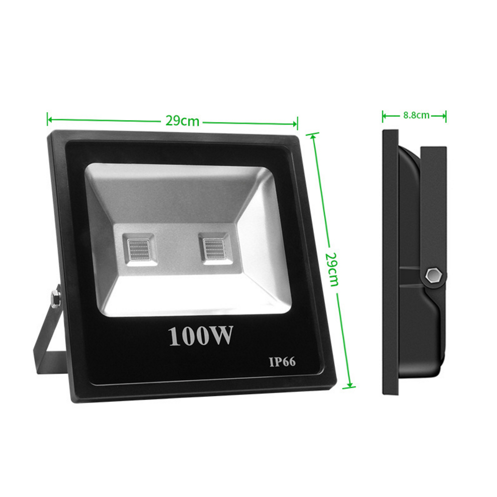 UV LED Floodlight 10W 20W 30W 50W 100W Waterproof LED Spotlight with Sensor AC85-265V Stage Ultraviolet Fluorescent Black Light