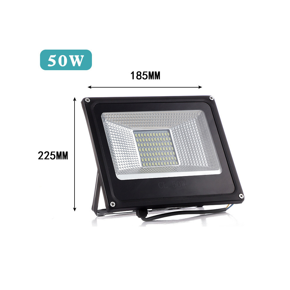 AC 220V LED Flood Light 50W 100W 150W 200W 300W 500W Outdoor Lighting IP65 Waterproof Exterior Floodlight Street Spotlight