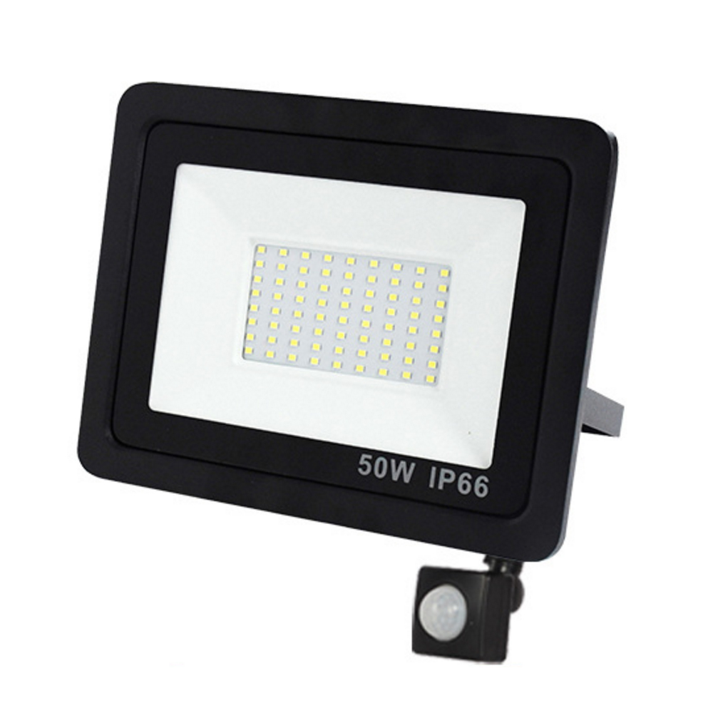 LED Flood Light 10W 20W 30W 50W PIR Motion Sensor Outdoor Waterproof Spot light Exterior Floodlight Garden Wall Street Light