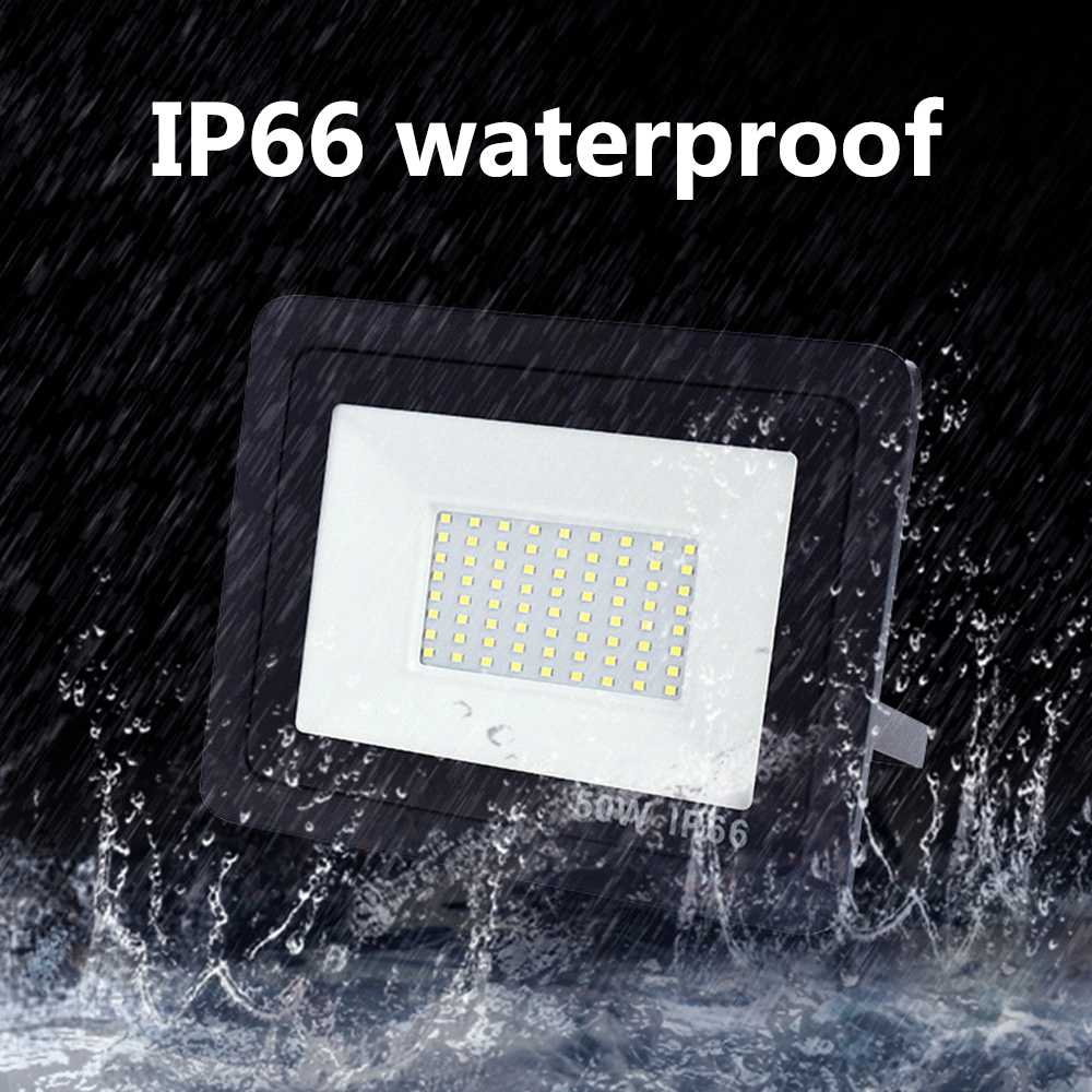 LED Flood Light 10W 20W 30W 50W PIR Motion Sensor Outdoor Waterproof Spot light Exterior Floodlight Garden Wall Street Light