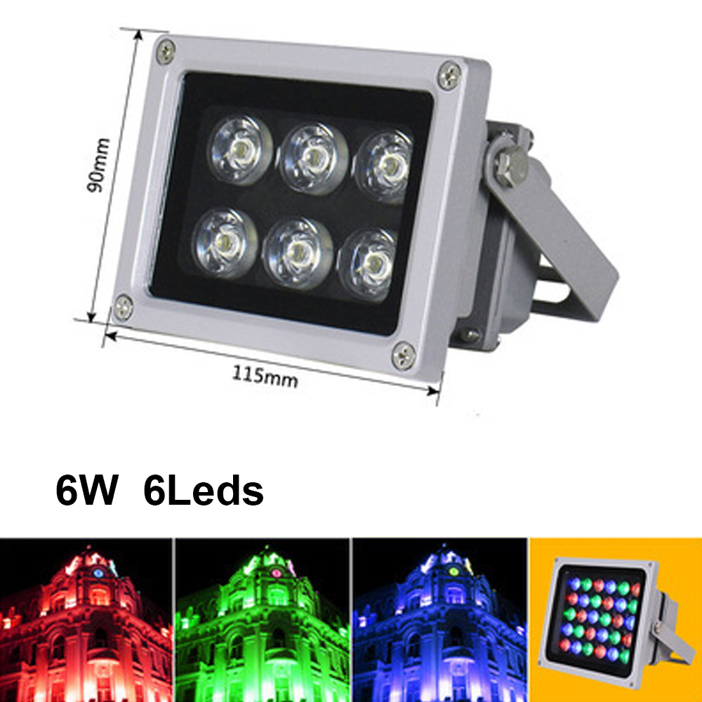 LED Floodlight In Ground Lamp with Spike 20W 30W 50W 100W Outdoor Reflector Spotlight AC 110V 220V Waterproof Garden Lighting