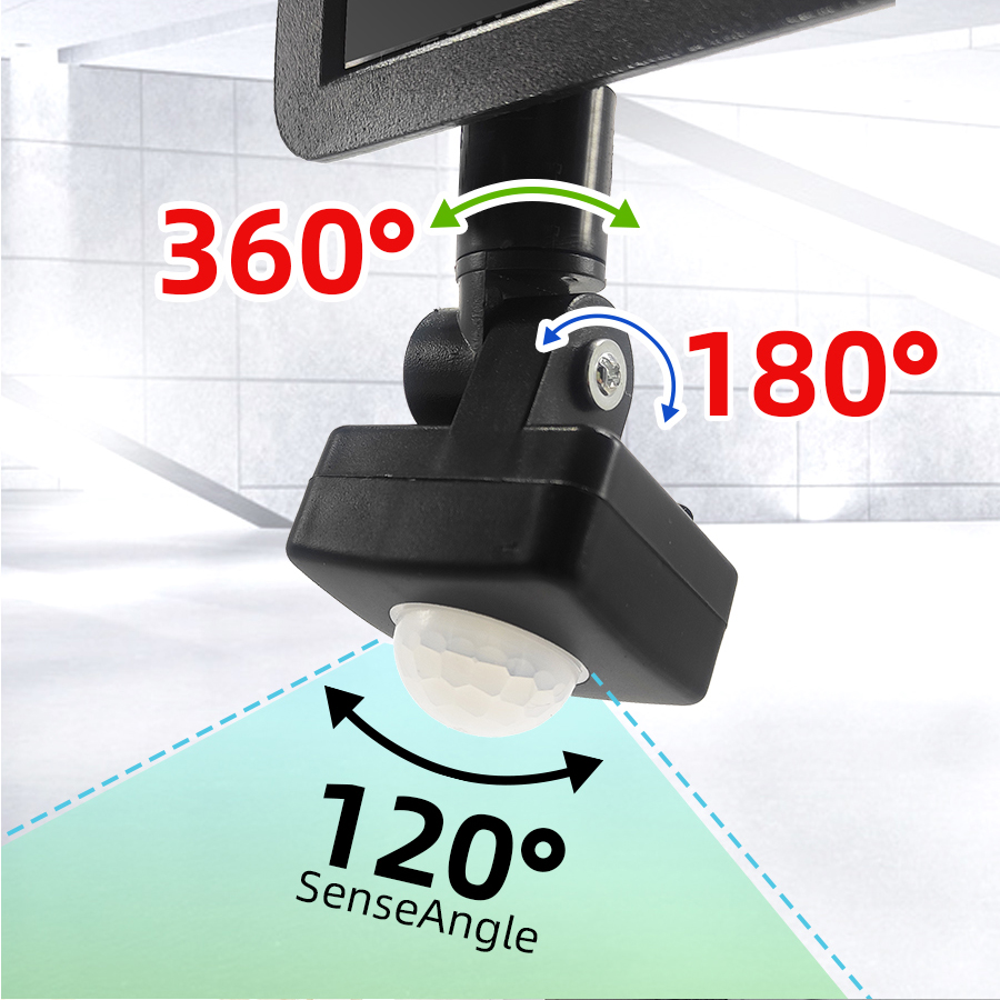 LED Flood Light Motion Sensor Pir Floodlight Lamp 50W 30W Floodlights Outdoor IP66 10W 20W 100W 150W Garden Spotlight Wall