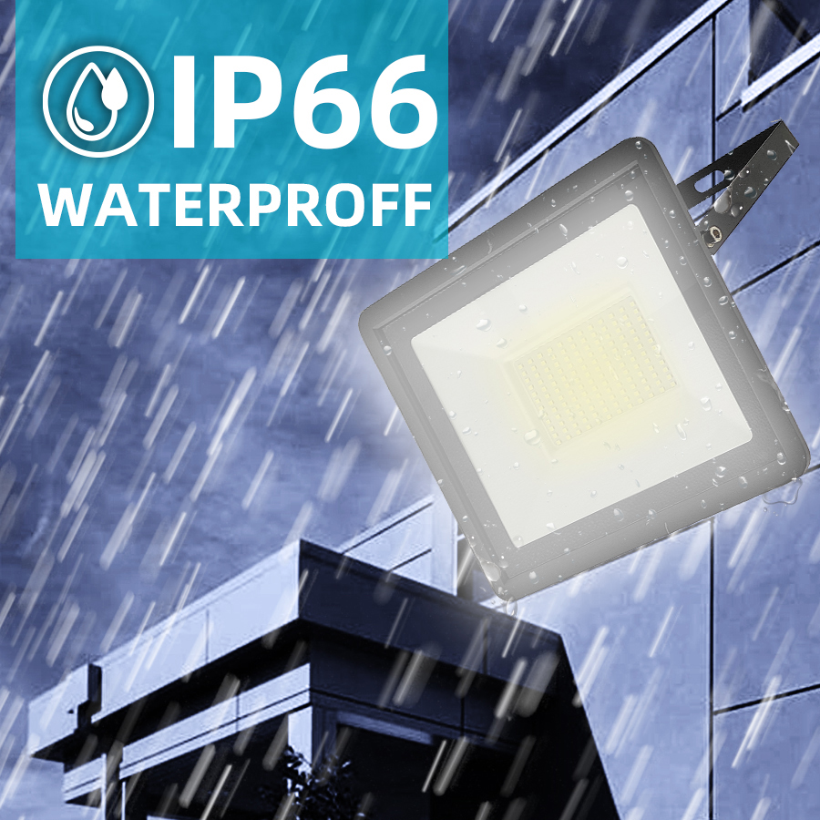 Flood Light Led Lamp Liaght Floodlight150W 100W 50W 30W 20W 10W Floodlights Outdoor IP66 Waterproof Garden Street Wall Lighting