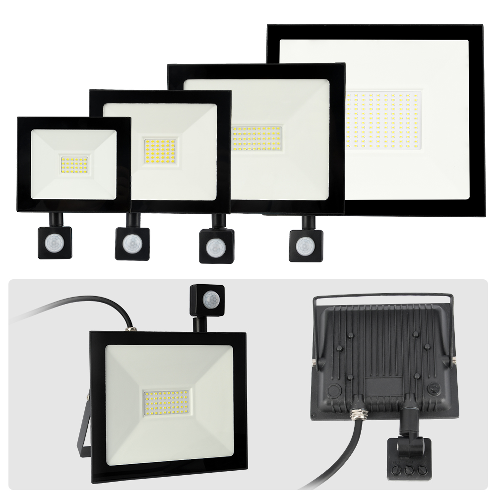 Led RGB Flood Light Spot lights 100W 50W 30W AC 220V IP66 16 color Garden Projector IP66 SpotLight Security Landscape led