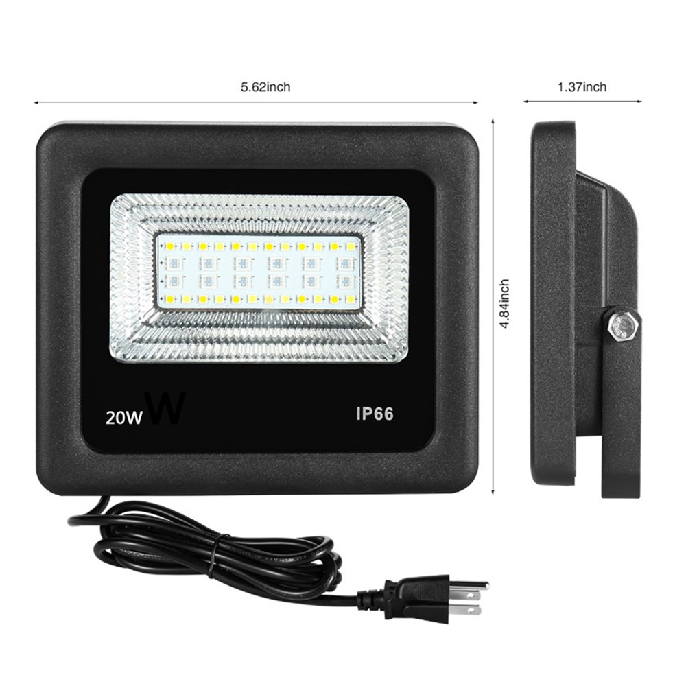 Outdoor 20W Bluetooth Smart LED Flood Light RGB APP Control LED Floodlights for Garden Party Landscape Stage Lighting