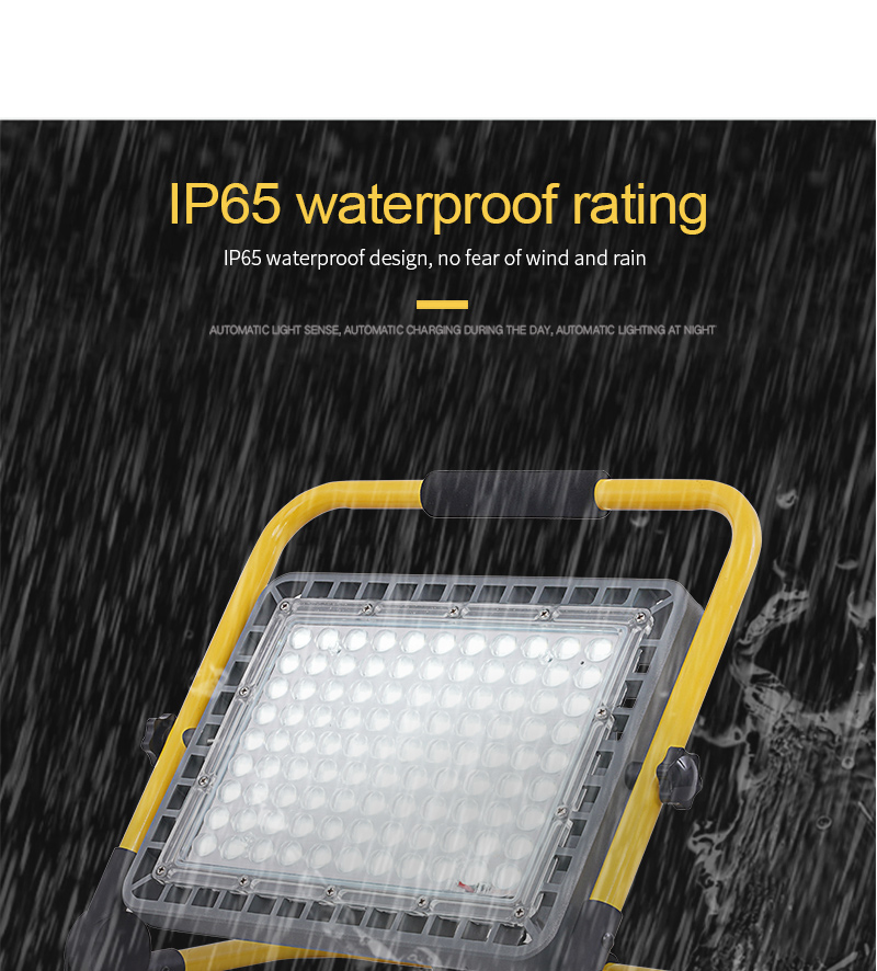 Super Bright 100W Led Flood Light Outdoor Rechargeable LED Floodlight Spotlight IP65 Waterproof LED Street Lamp Landscape Lights