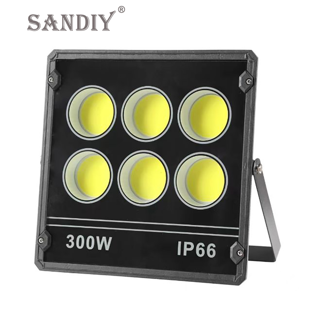 SANDIY Flood Light LED 50W 100W 200W 300W 500W Spotlight Outdoor Garden Square Lamp Villa House Building Exterior Wall Lighting