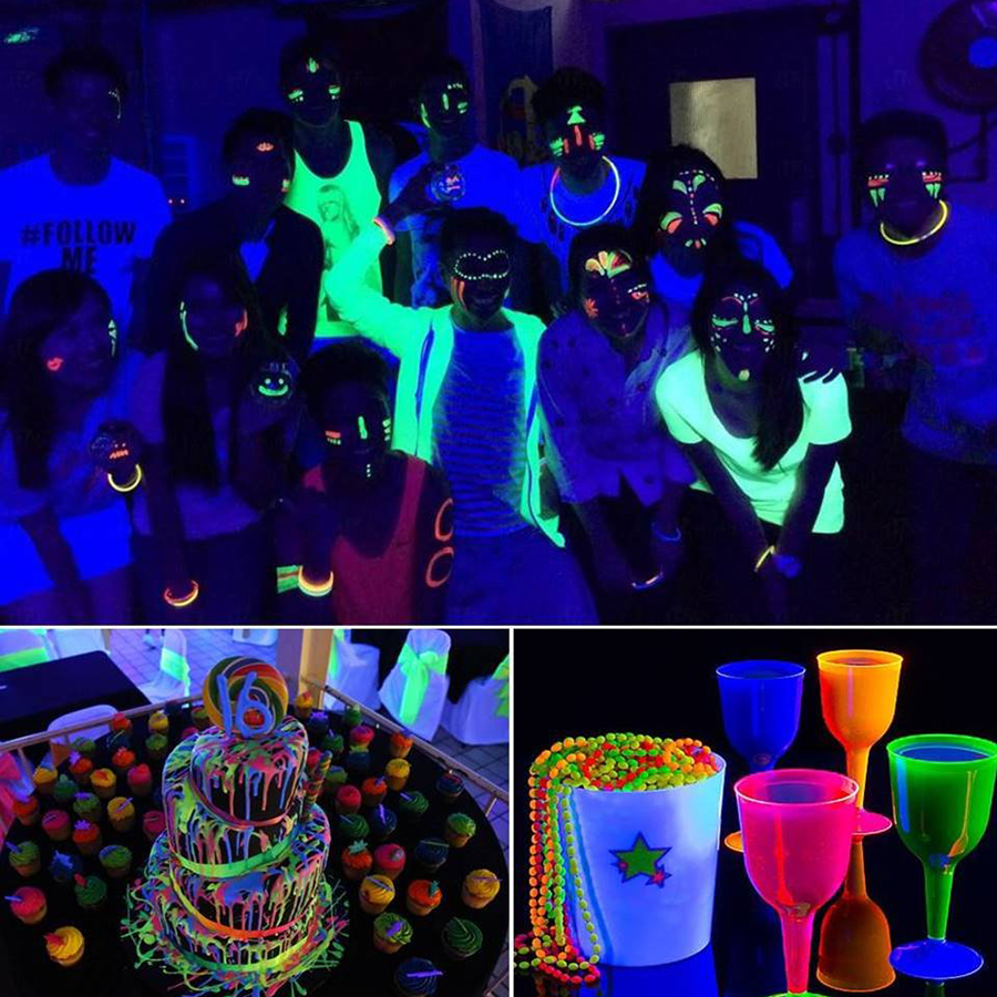 UV LED Black Light 10W 20W 30W Ultra Violet UV LED Floodlight IP65 Waterproof AC85V-265V LED Stage Lamp for Bar Halloween Party