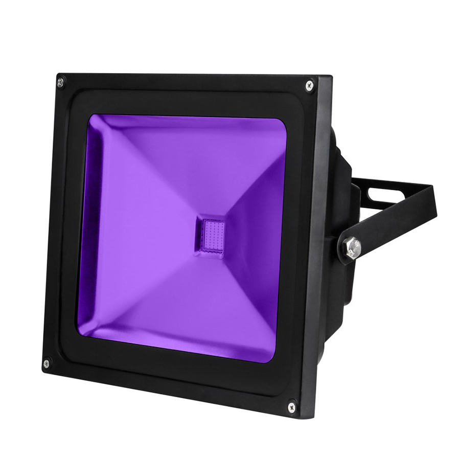 UV LED Black Light 10W 20W 30W Ultra Violet UV LED Floodlight IP65 Waterproof AC85V-265V LED Stage Lamp for Bar Halloween Party
