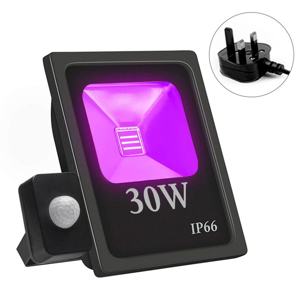 UV LED Black Light 30W 60W Ultraviolet LED Flood light Blacklight IP66 Waterproof Outdoor Stage Light for Bar Dance Party Xmas