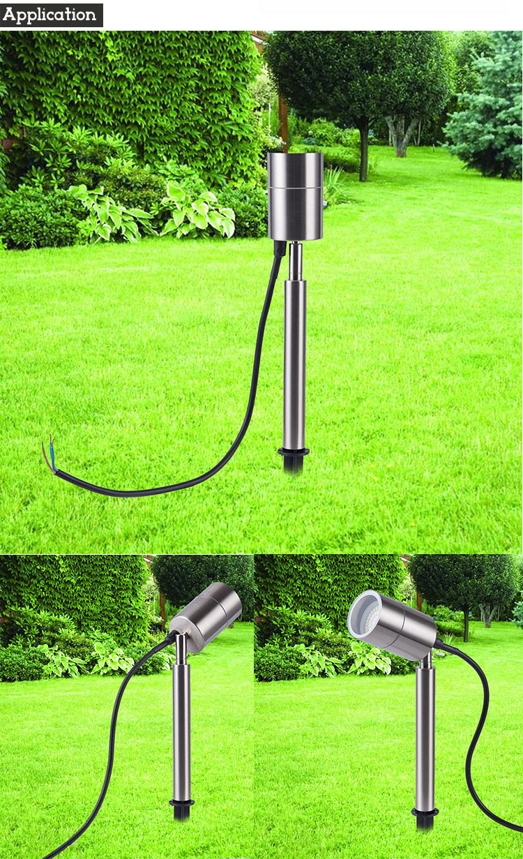 led lawn light GU10 Refletor flood Light 220V Floodlight Waterproof Outdoor Lighting Factory Price spot lighting IP65 outdoor