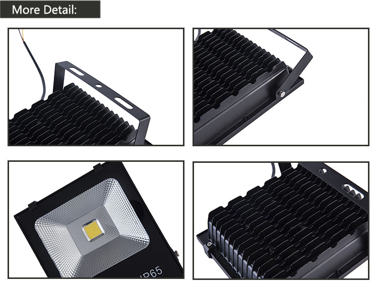 Led floodlight with EPISTAR LED 20W/30W/40W/50W led project light outdoor COB flood lights IP65