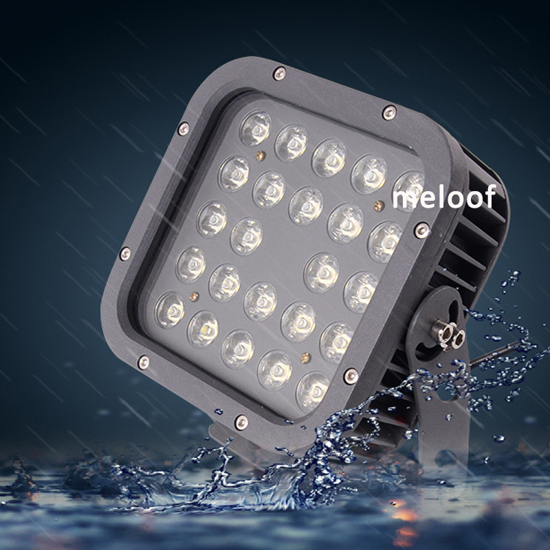 LED FloodLight 12W 24W 36W Reflector RGB LED Flood Light Waterproof Spotlight Wall Outdoor Lighting Waterproof Garden Lighting