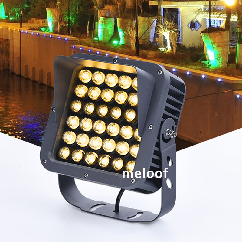 LED FloodLight 12W 24W 36W Reflector RGB LED Flood Light Waterproof Spotlight Wall Outdoor Lighting Waterproof Garden Lighting