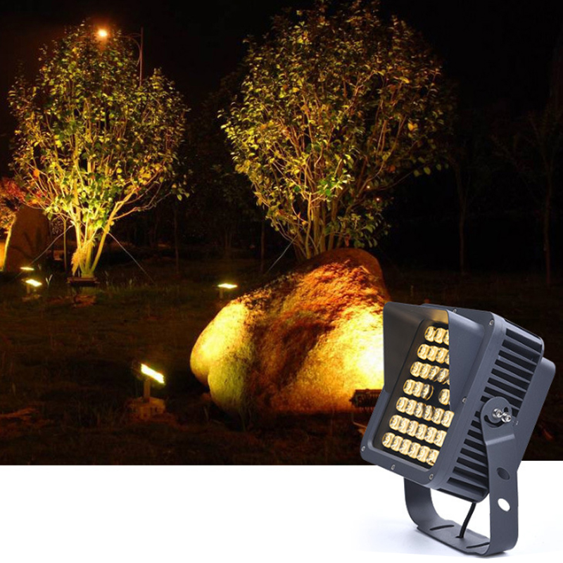 LED FloodLight 12W 24W 36W Reflector RGB LED Flood Light Waterproof Spotlight Wall Outdoor Lighting Waterproof Garden Lighting