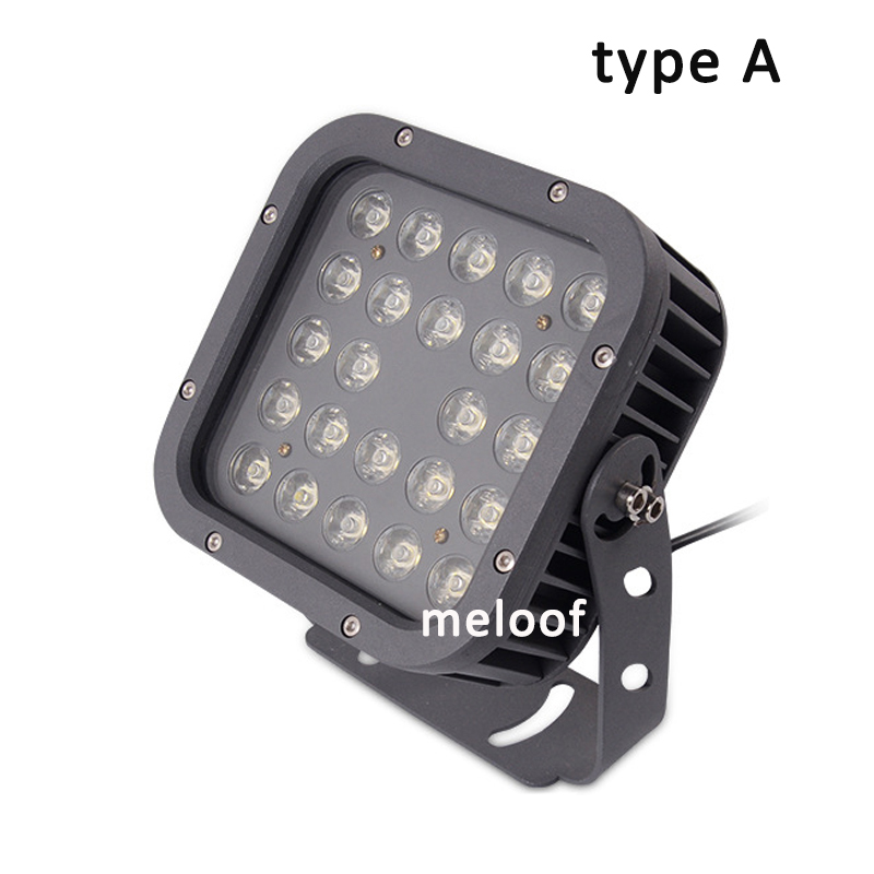 LED FloodLight 12W 24W 36W Reflector RGB LED Flood Light Waterproof Spotlight Wall Outdoor Lighting Waterproof Garden Lighting