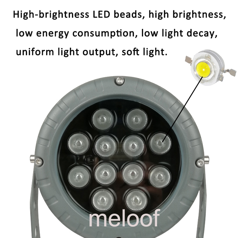 RGB Led Floodlight Remote control 12W Waterproof IP65 Led Reflector AC110V 240V Outdoor Led Light Garden Floodlight Led Spotlig