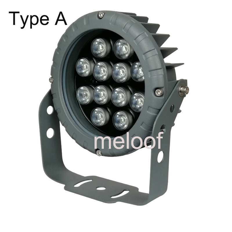 RGB Led Floodlight Remote control 12W Waterproof IP65 Led Reflector AC110V 240V Outdoor Led Light Garden Floodlight Led Spotlig