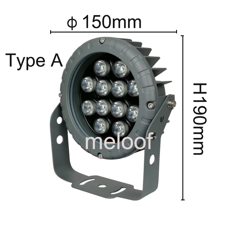 RGB Led Floodlight Remote control 12W Waterproof IP65 Led Reflector AC110V 240V Outdoor Led Light Garden Floodlight Led Spotlig