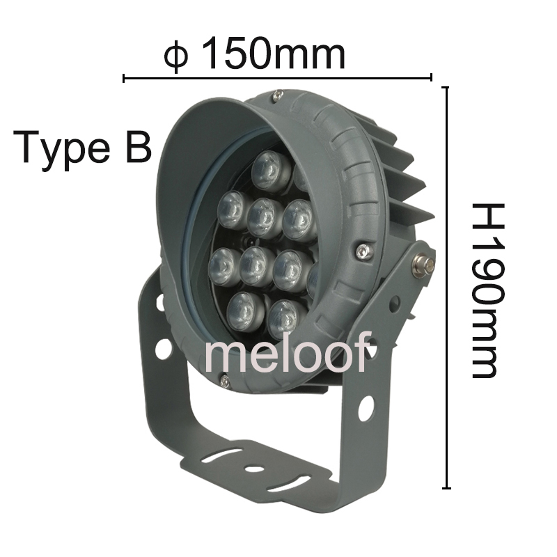 RGB Led Floodlight Remote control 12W Waterproof IP65 Led Reflector AC110V 240V Outdoor Led Light Garden Floodlight Led Spotlig