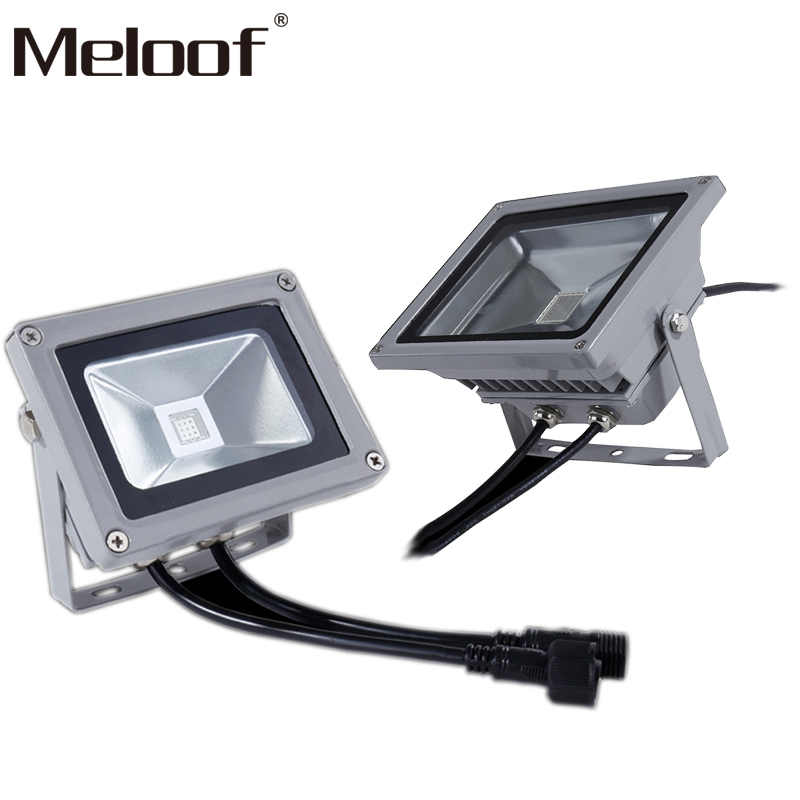 DC24V 10W 20W 30W 50W RGB DMX LED flood light lamp outdoor LED floodlight support DMX512 control DMX512 Landscape Lamp