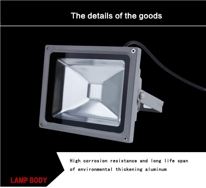 DC24V 10W 20W 30W 50W RGB DMX LED flood light lamp outdoor LED floodlight support DMX512 control DMX512 Landscape Lamp