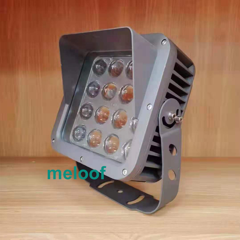 Outdoor LED Spotlight Waterproof Wall Lamp Narrow Beam Angle LED Floodlight 36W 48W 72W 110-240V Long Distance Wall Washer Lamp