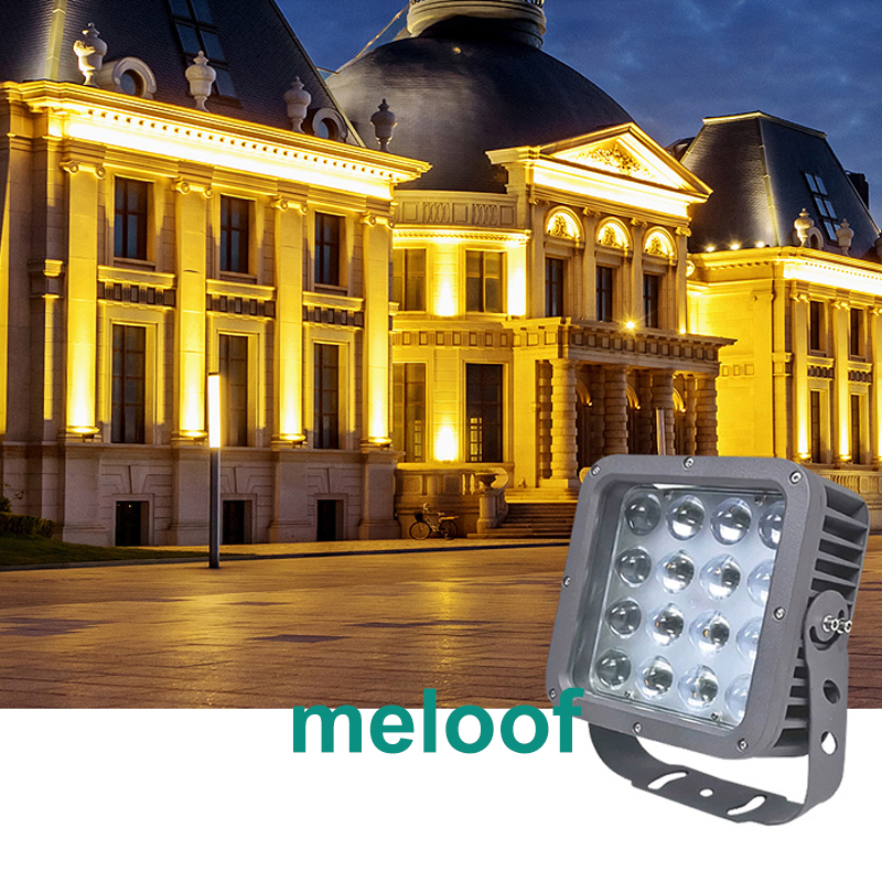 Outdoor LED Spotlight Waterproof Wall Lamp Narrow Beam Angle LED Floodlight 36W 48W 72W 110-240V Long Distance Wall Washer Lamp