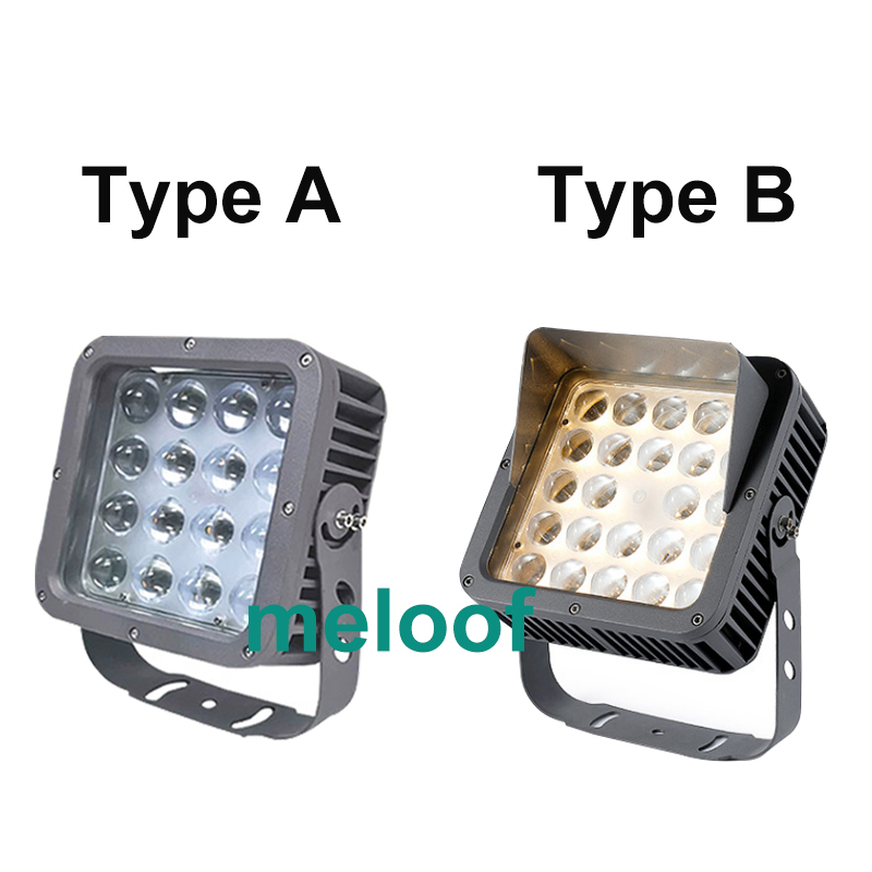 Outdoor LED Spotlight Waterproof Wall Lamp Narrow Beam Angle LED Floodlight 36W 48W 72W 110-240V Long Distance Wall Washer Lamp