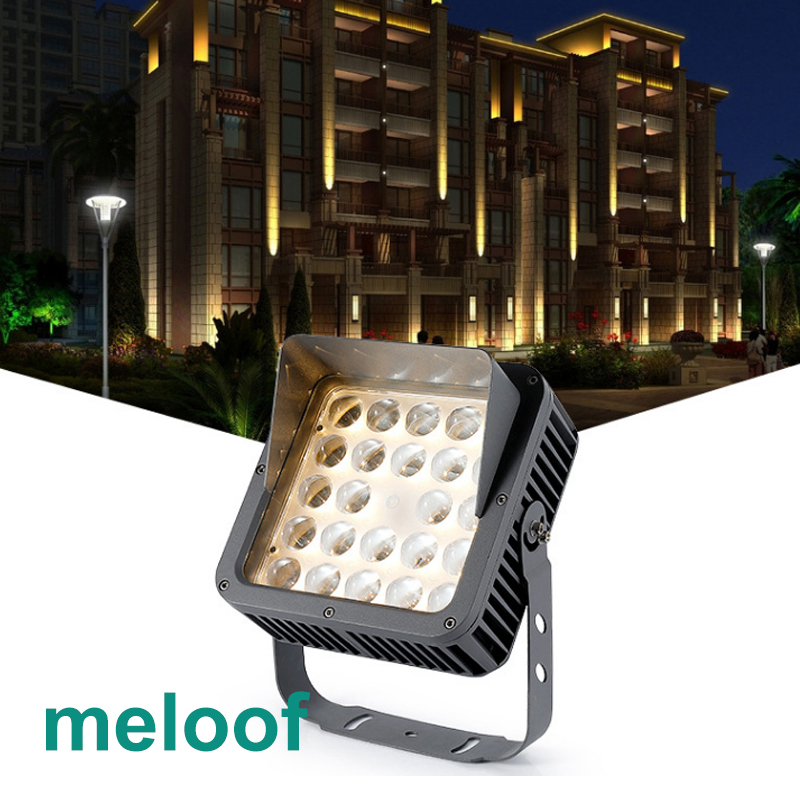 Outdoor LED Spotlight Waterproof Wall Lamp Narrow Beam Angle LED Floodlight 36W 48W 72W 110-240V Long Distance Wall Washer Lamp