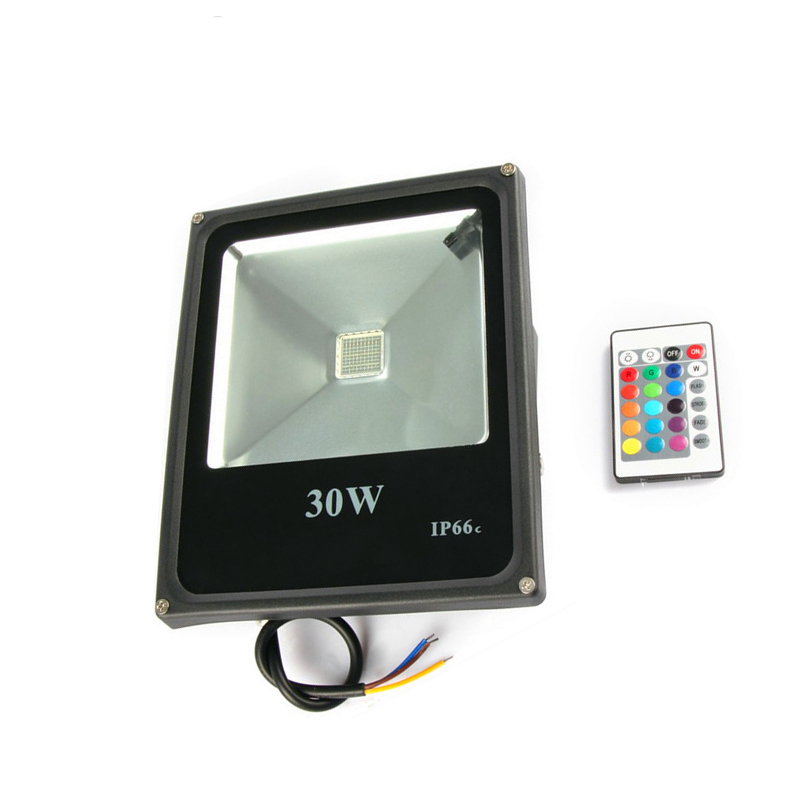 Led Flood Light Outdoor Spotlight Floodlight 10W 20W 30W 50W Wall Washer Lamp Reflector IP65 Waterproof Garden 220V RGB Lighting