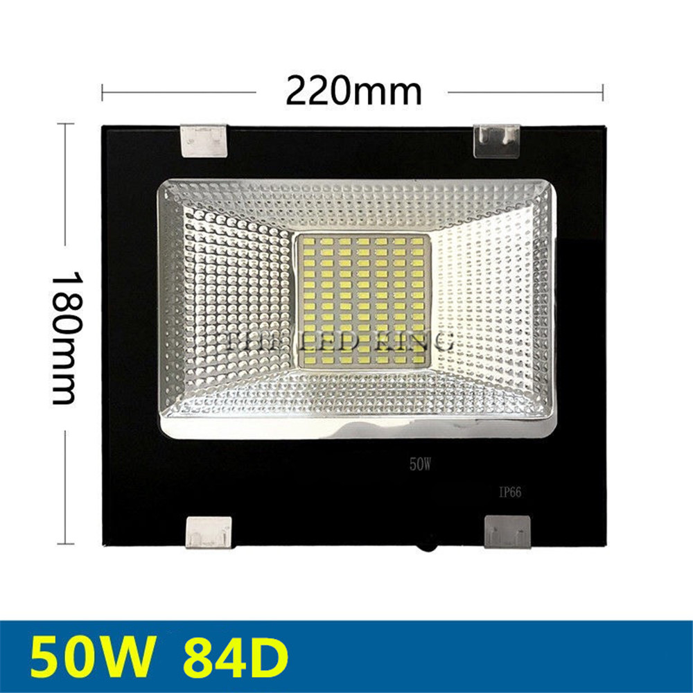 Led Flood Light 220V-240V Outdoor Spotlight Floodlight 10W 20W 30W 50W 100W Wall Lamp Reflector IP65 Waterproof Garden Lighting