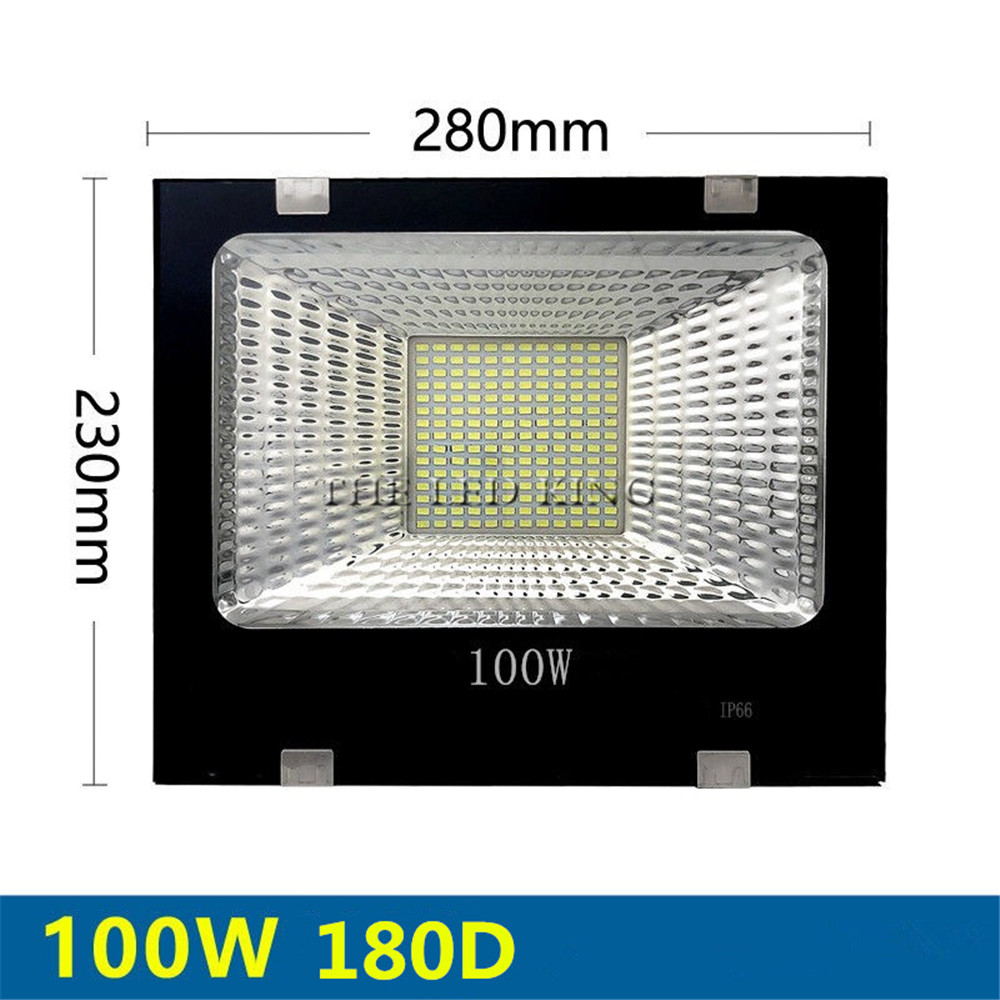 Led Flood Light 220V-240V Outdoor Spotlight Floodlight 10W 20W 30W 50W 100W Wall Lamp Reflector IP65 Waterproof Garden Lighting