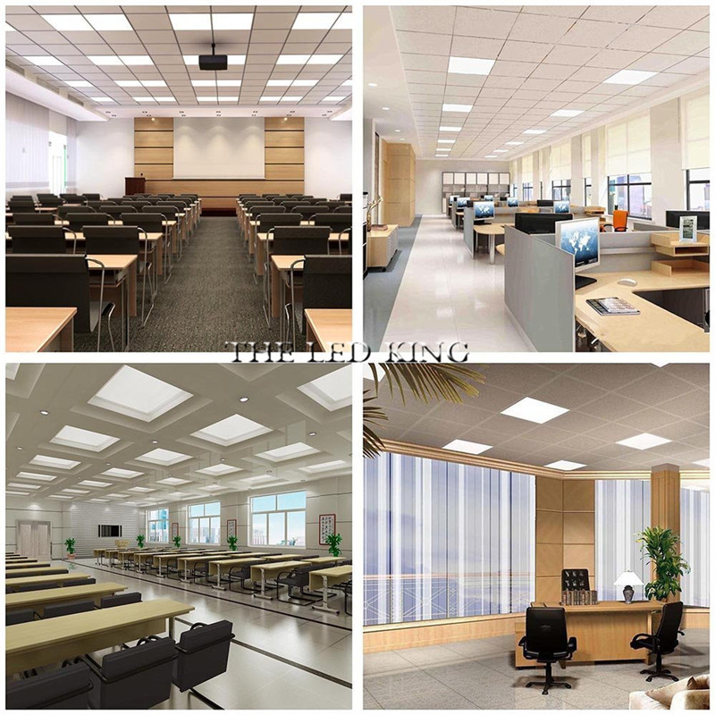 Dynasty Lighting LED Panel Lights Integrate 30X30CM Square Aluminum Ceiling Lamp Super Bright 18W/40W/20W/48W/60W Kitchen Office