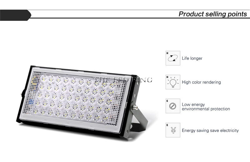 220V LED FloodLight 10W 30W 50W 100W Reflector LED Flood Light Waterproof IP65 Spotlight Wall Outdoor Lighting Warm Cold White