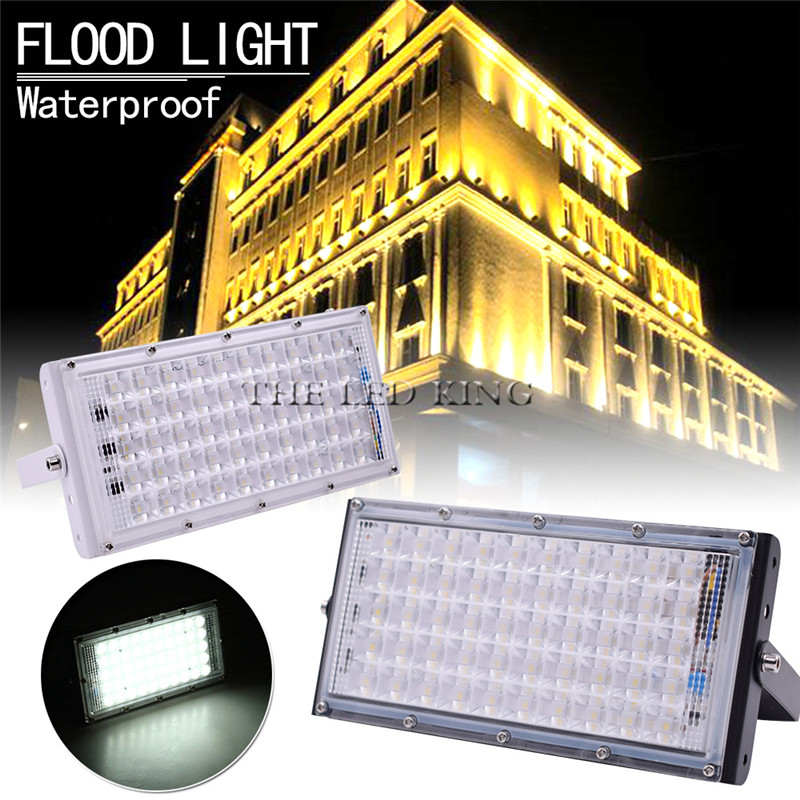 220V LED FloodLight 10W 30W 50W 100W Reflector LED Flood Light Waterproof IP65 Spotlight Wall Outdoor Lighting Warm Cold White