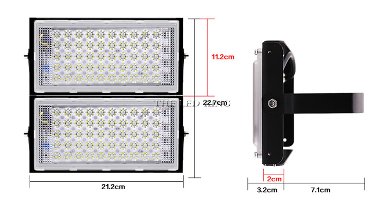 220V LED FloodLight 10W 30W 50W 100W Reflector LED Flood Light Waterproof IP65 Spotlight Wall Outdoor Lighting Warm Cold White