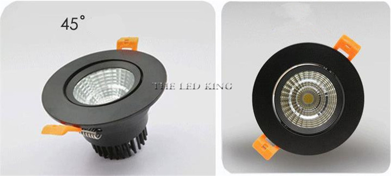 Special Black led spot Mini 5W 7W 9W COB LED Downlight Dimmable Recessed Lamp Light best for ceiling home office hotel 110V 220V