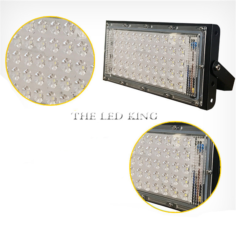 220V 240V LED Cast light LED Spotlight 50W IP65 power waterproof Landscape Lighting LED street Lamp