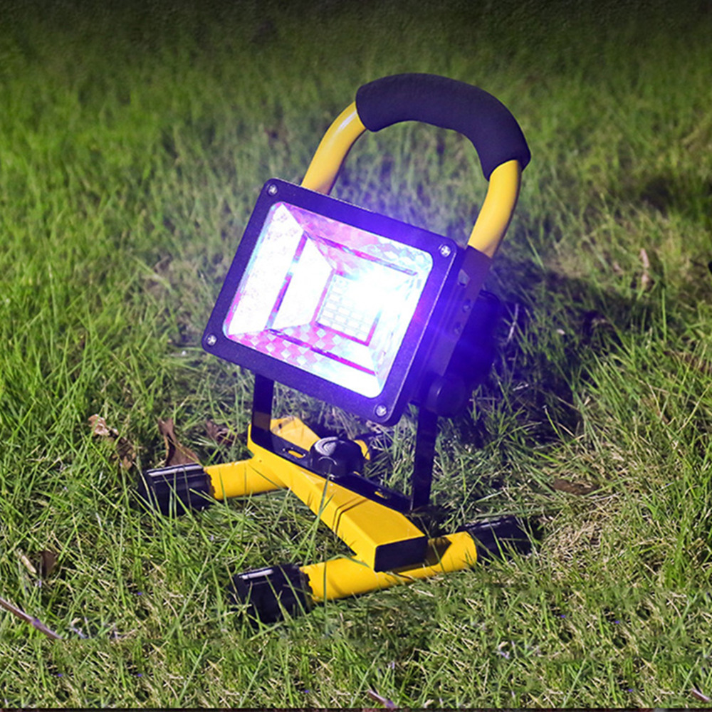 Night Light 30W LED Spotlight 24 Leds Portable Work Flood Lamp Light 3000lm Rechargeable Floodlight For Outdoor Camping Lampe