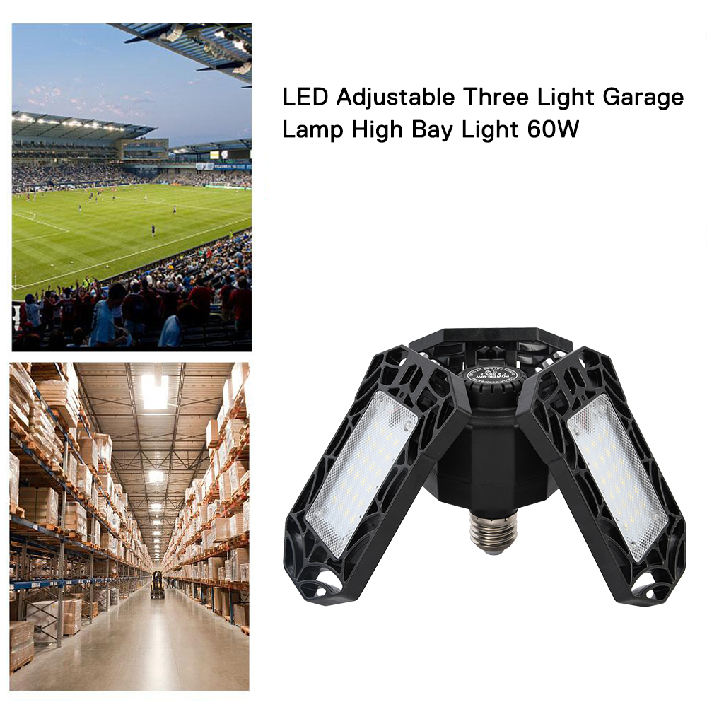 Deformation UFO Led Light E27 High Bay Light Garage Lamp 40W 85-265V LED Lights For Gas Station Canopy Workshop Football Field