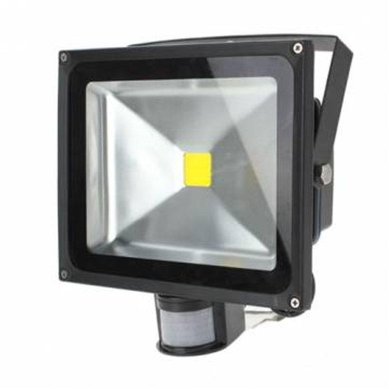 PIR Motion Sensor Detective LED Flood light 10W 20W 30W 50W Outdoor Garden Security Floodlight Spot Light Lamp White AC85-265V