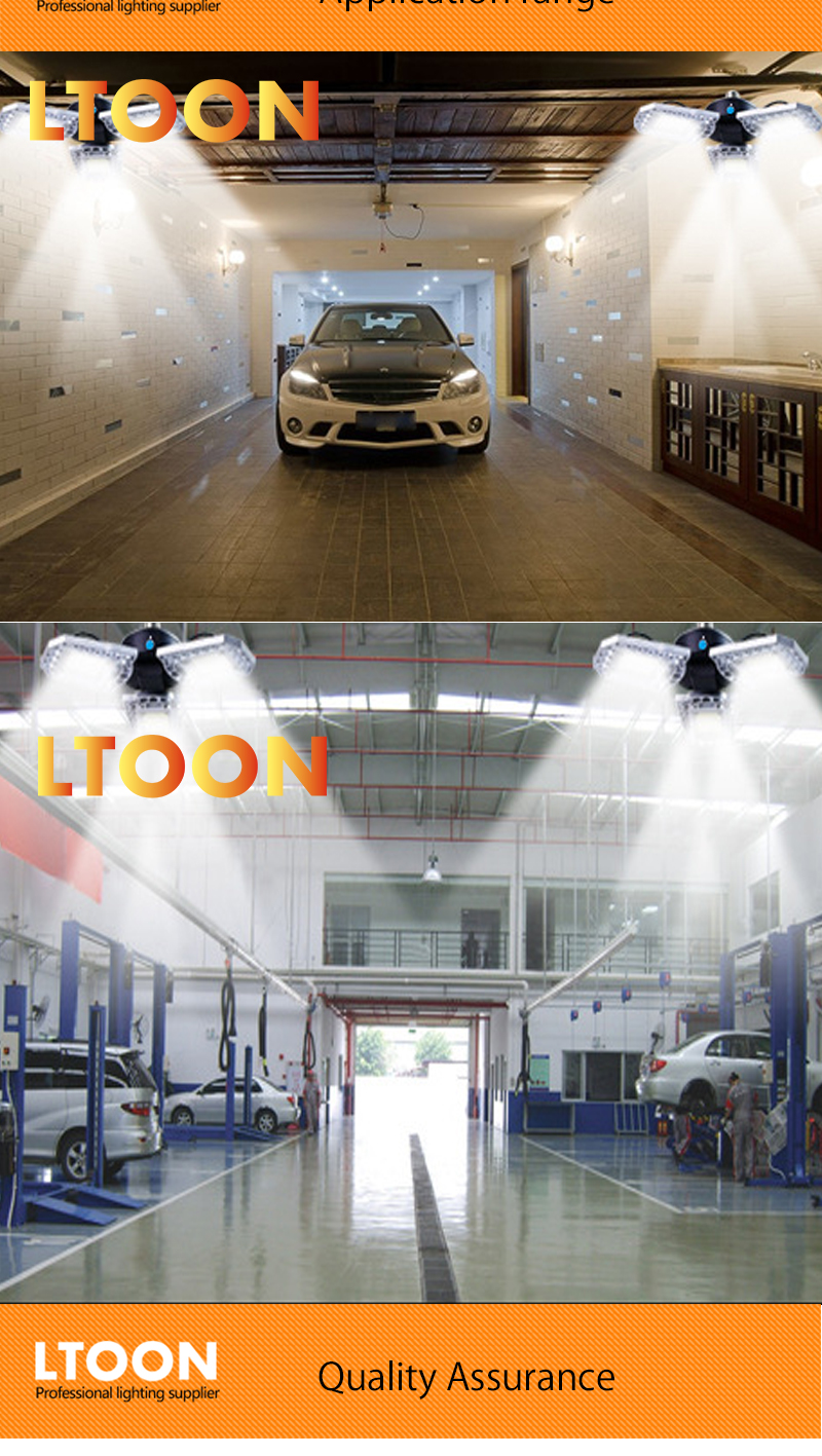 Intelligent Induction Led Garage Light 60W E27 85-264V LED High-rise Light For Garage / Loft / Basement / Home