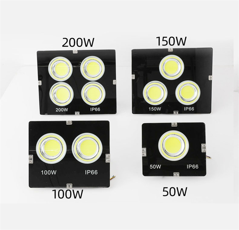 LED Flood Light 50W 100W 150W 200W 300W IP66 LED Spotlight Refletor Outdoor Lighting Wall Lamp Floodlight Energy Saving Lamp